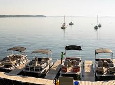 Big Group of Pontoons